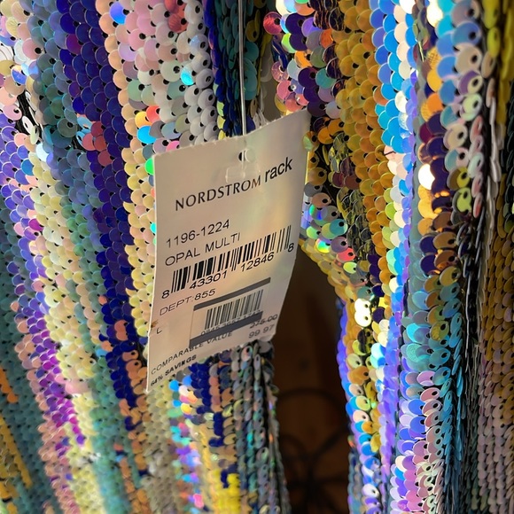 Dress the Population Sequin Long Sleeve Dress - Picture 3 of 4